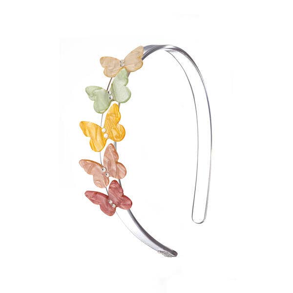 Butterflies Headband - Pastel