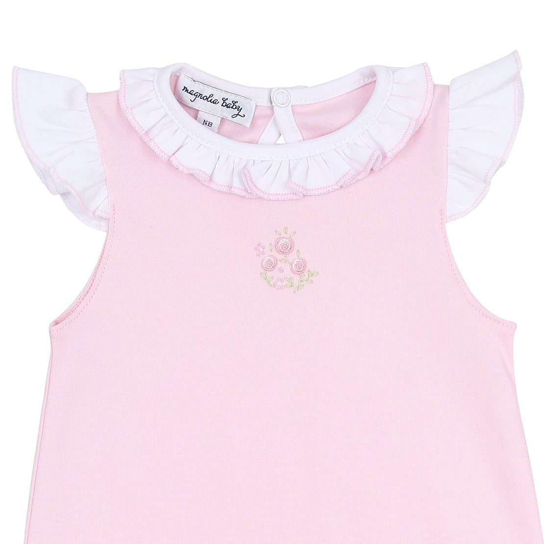 Hope's Rose Embroidered Flutters Playsuit