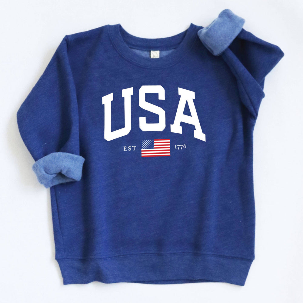USA EST.1776 Sweatshirt - Blue