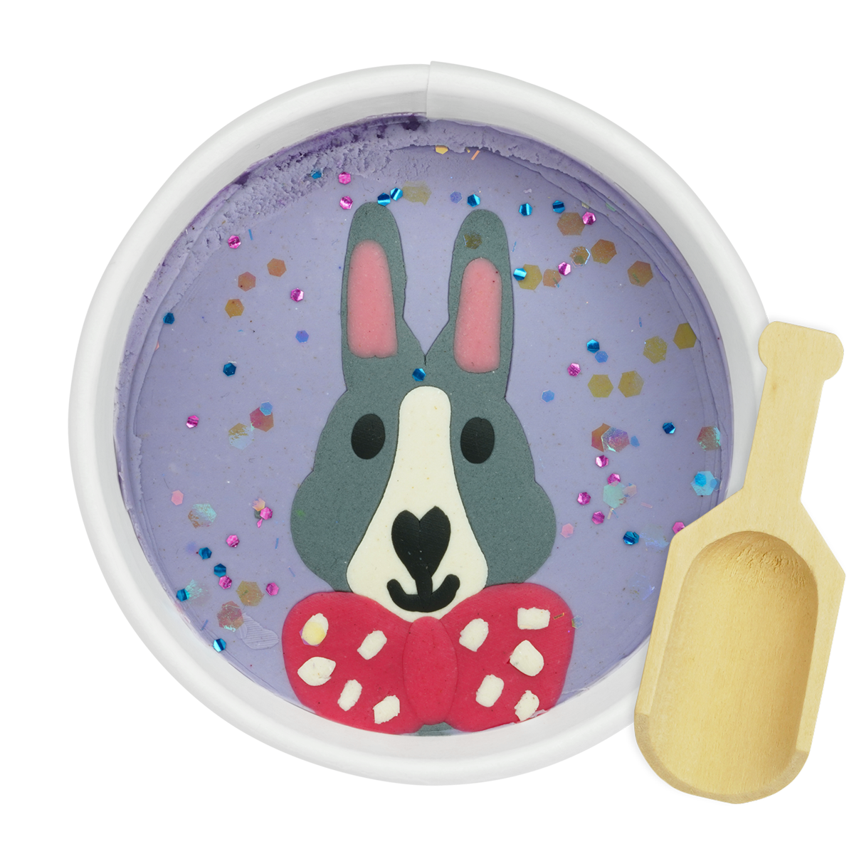 Bowtie Bunny Modeling Dough
