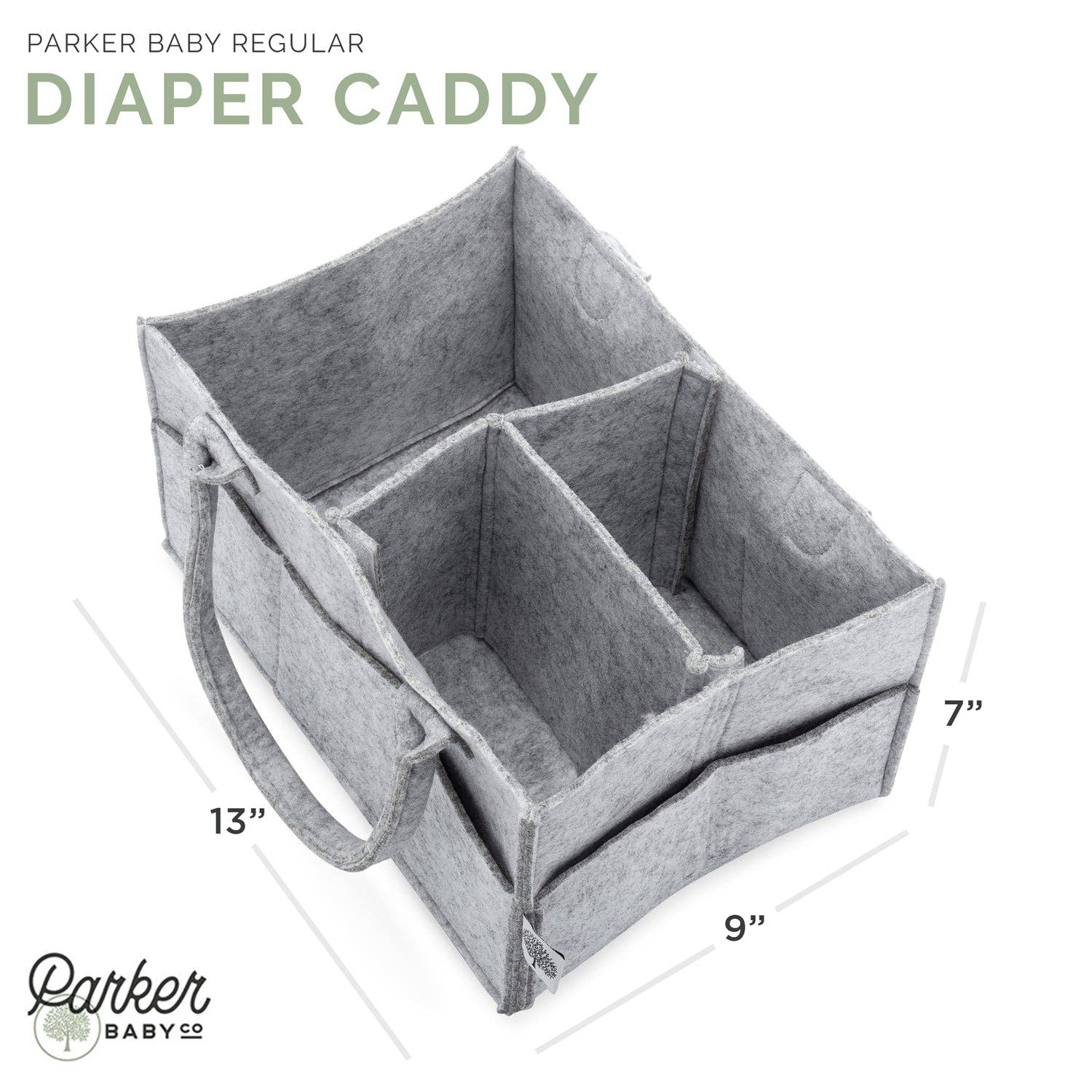 Diaper Caddy - Grey