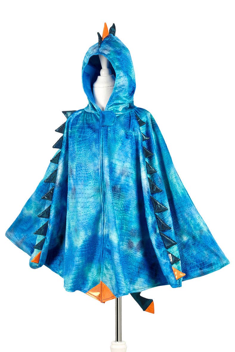 Blue Dragon Cape with Hood