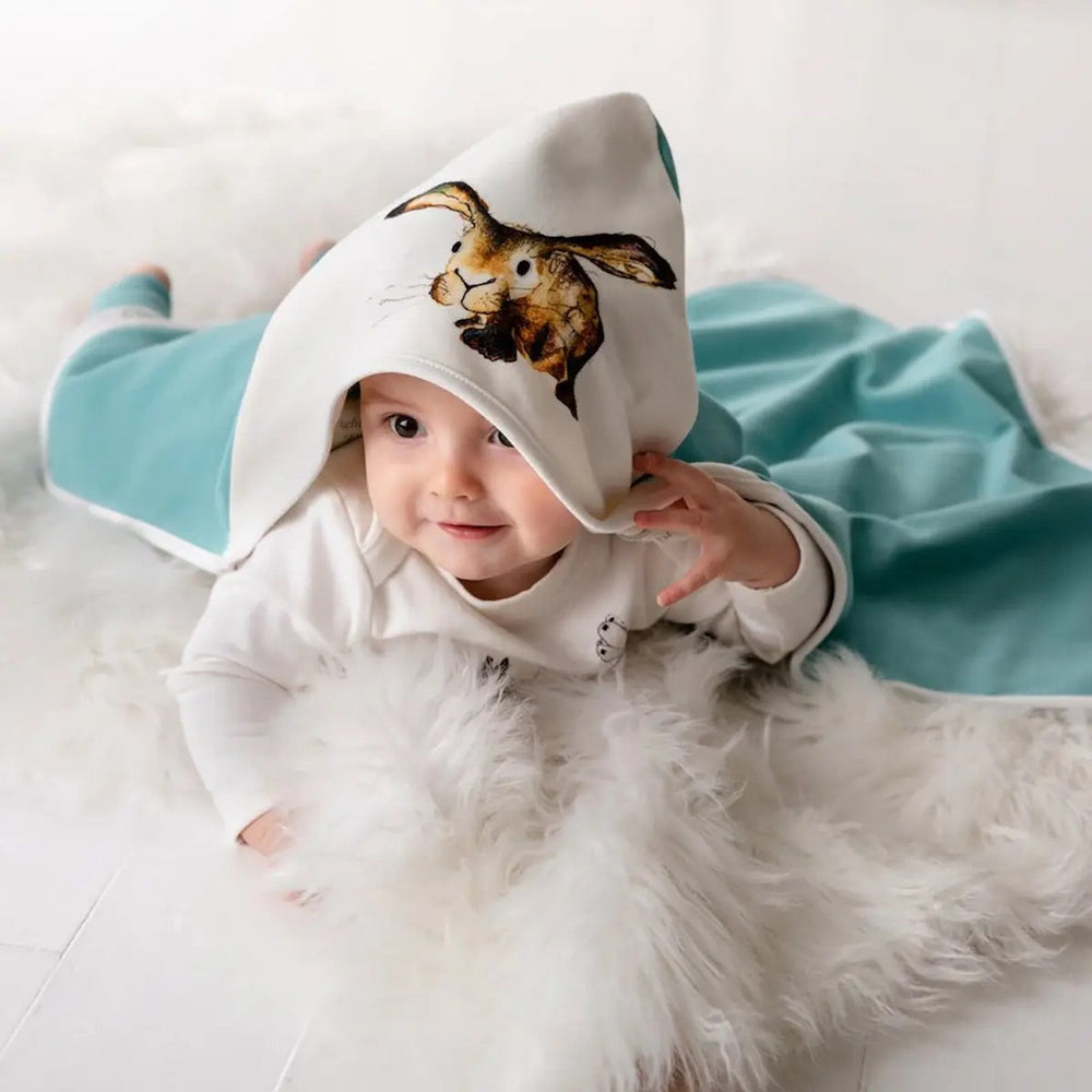 Molly Hare Hooded Baby Blanket