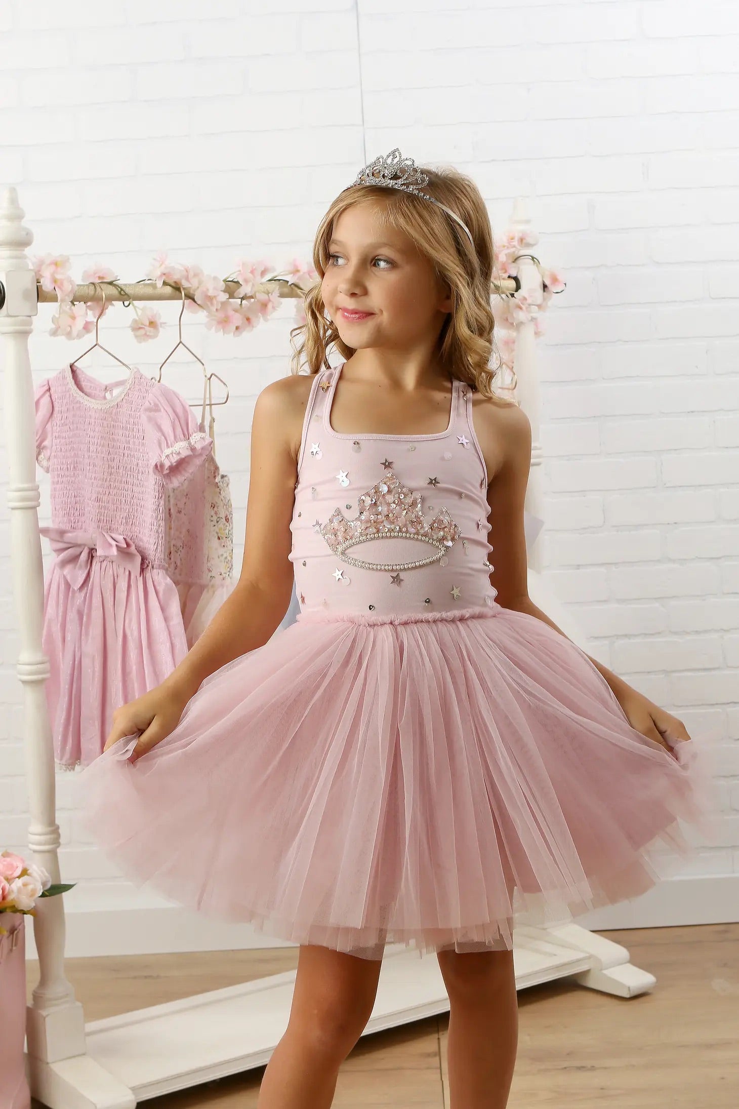 Tiara Crown Tutu Dress - Ooh La La Couture - Princess 12 Months by Liam and Lilly