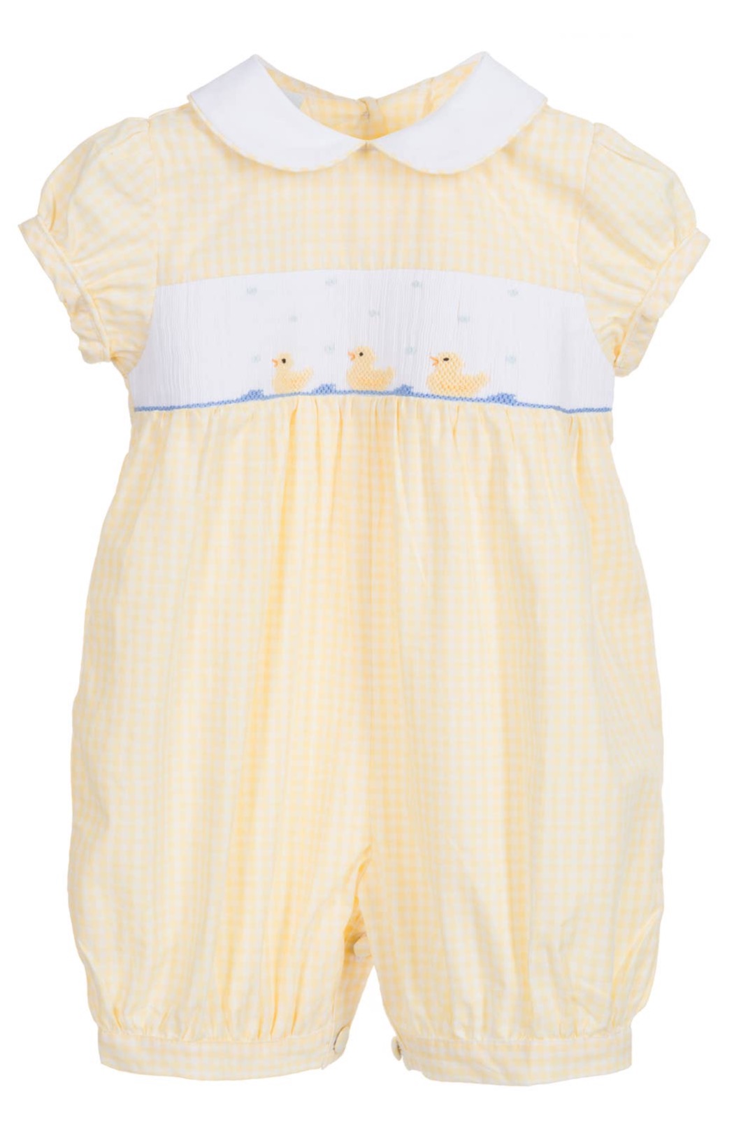 Smocked baby fashion romper