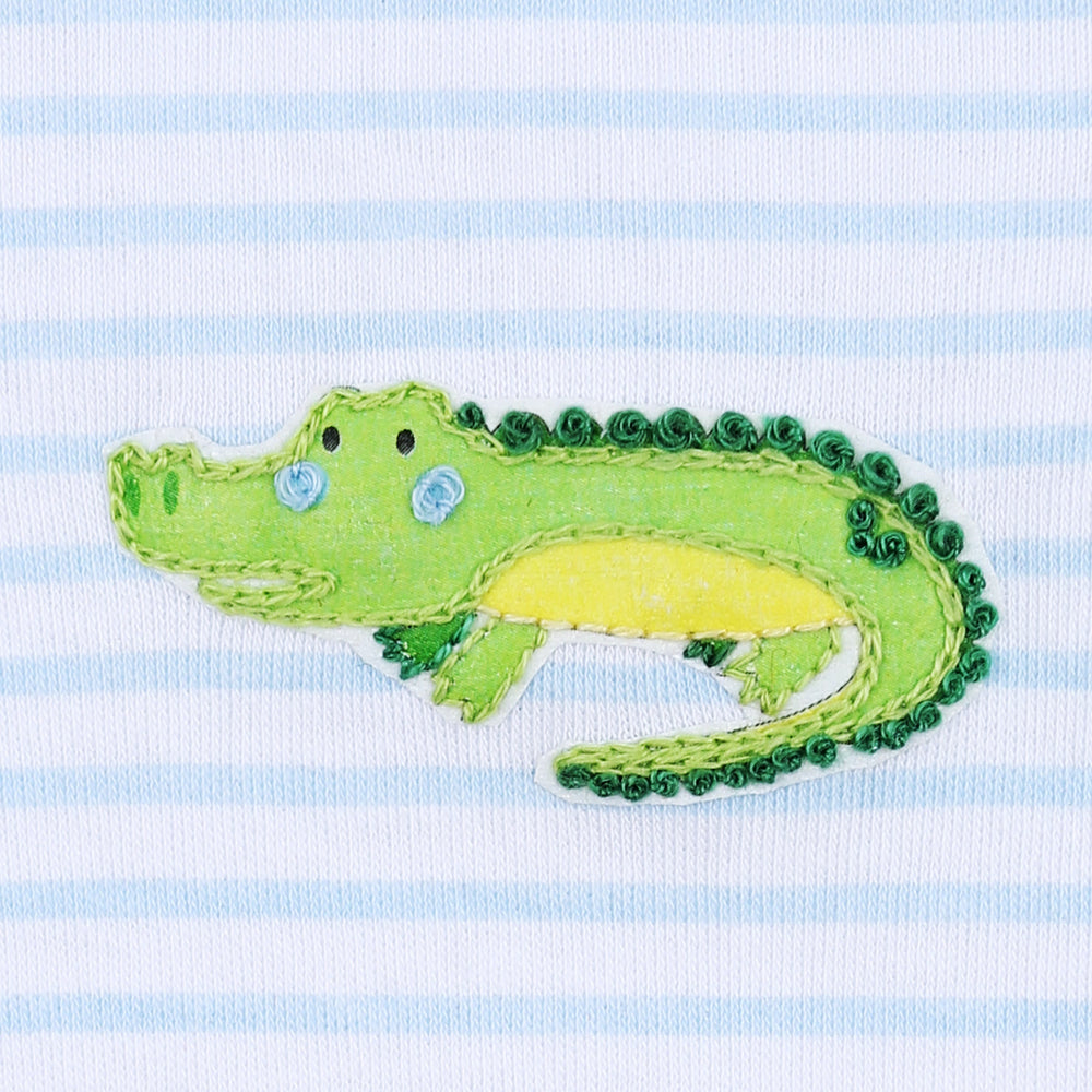 Alligator Friends Embroidered Hat
