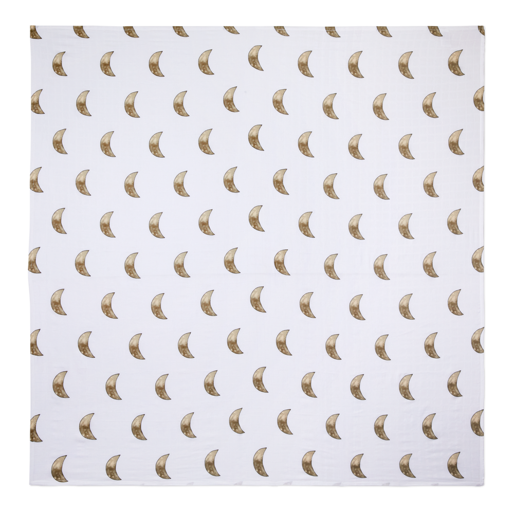 Crescent Moon Swaddle Blanket