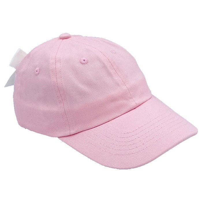 Bow Baseball Hat - Pink