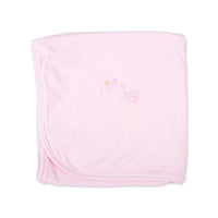Magnolia Baby Worth the Wait PInk Receiving Blanket