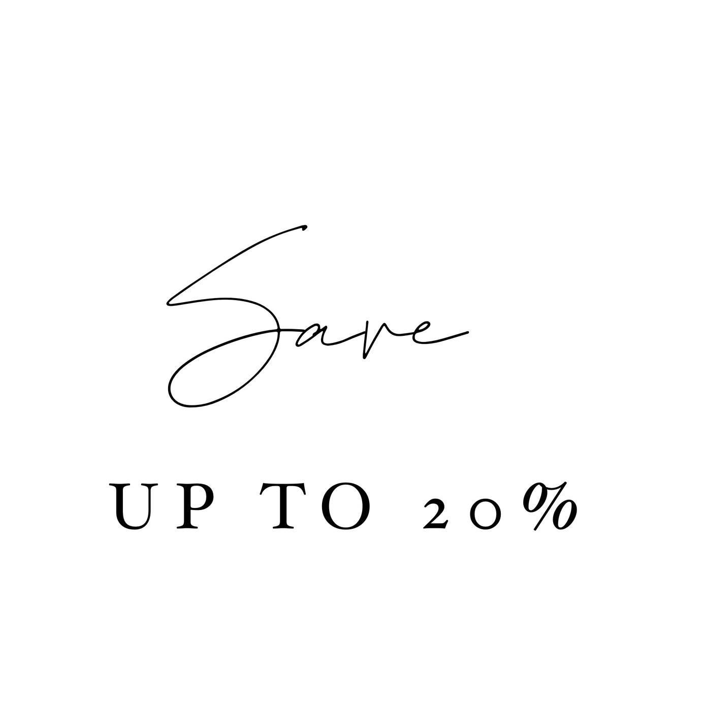 Up to 20% Off