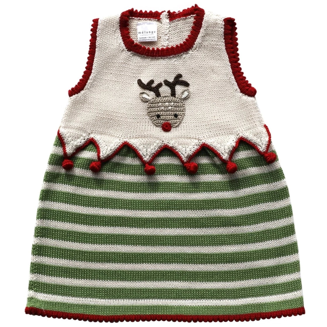 Reindeer Knit Christmas Dress