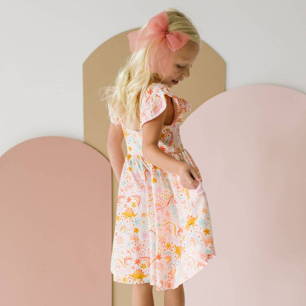 Dreamy Dino Olivia Twirl Dress