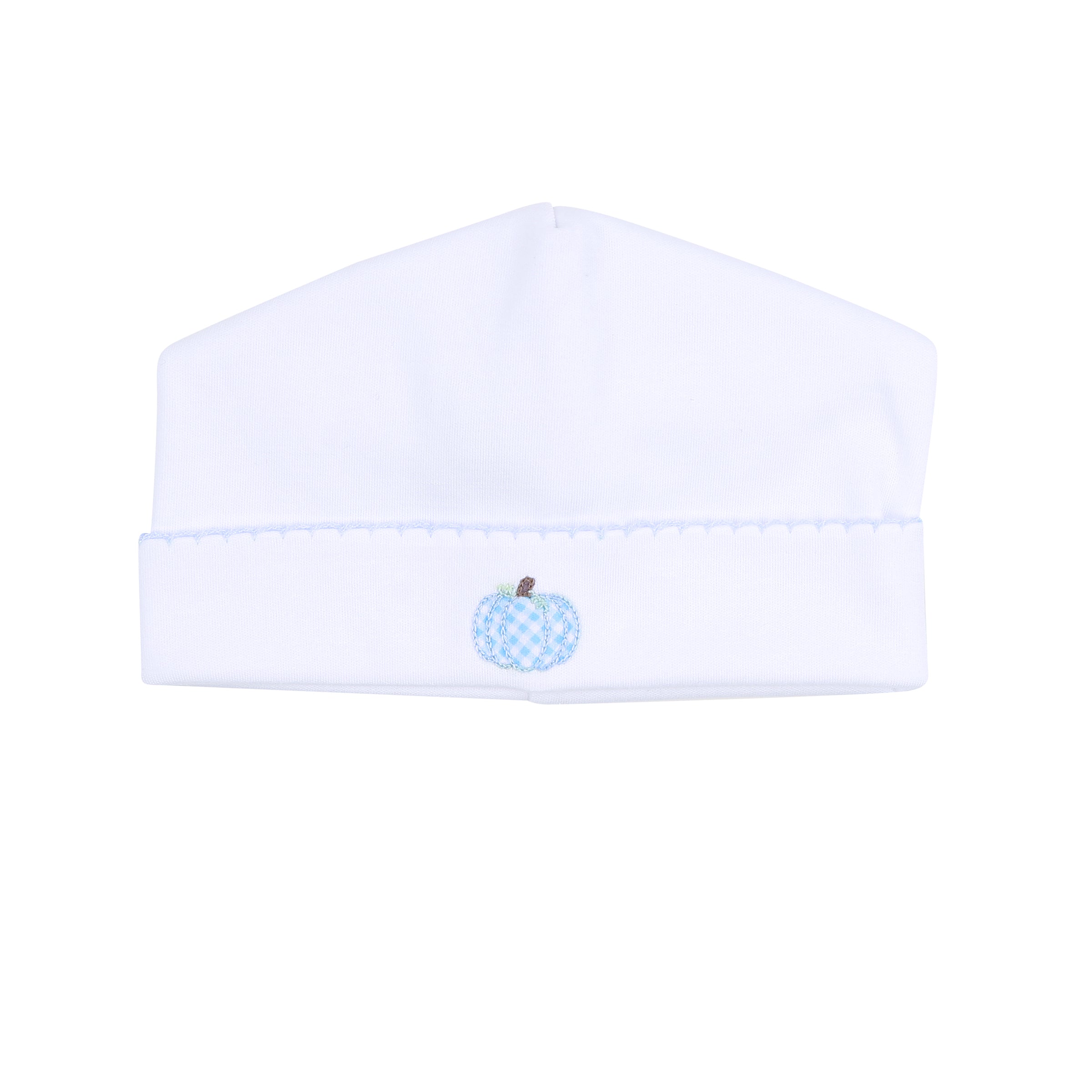 Sweet Pumpkin Embroidered Hat - Blue