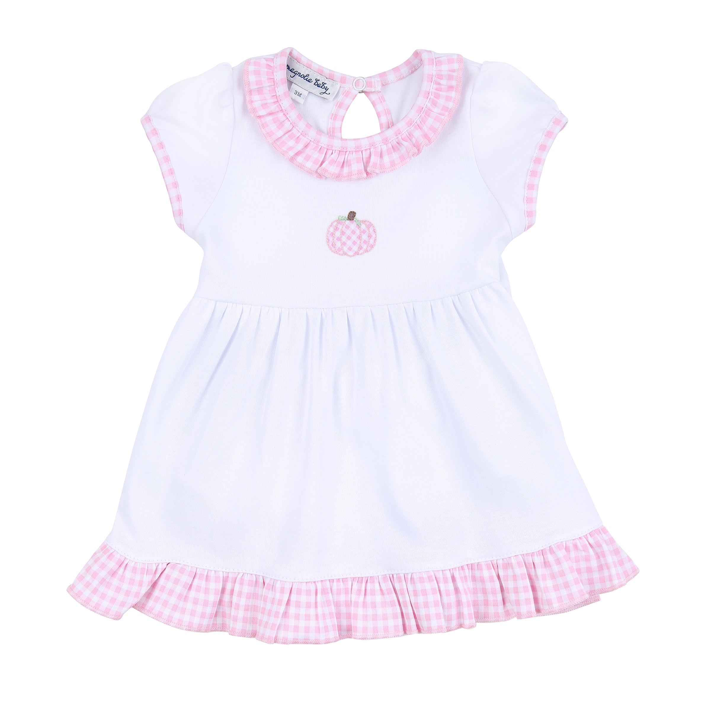 Sweet Pumpkin Short Sleeve Dress + Diaper Cover