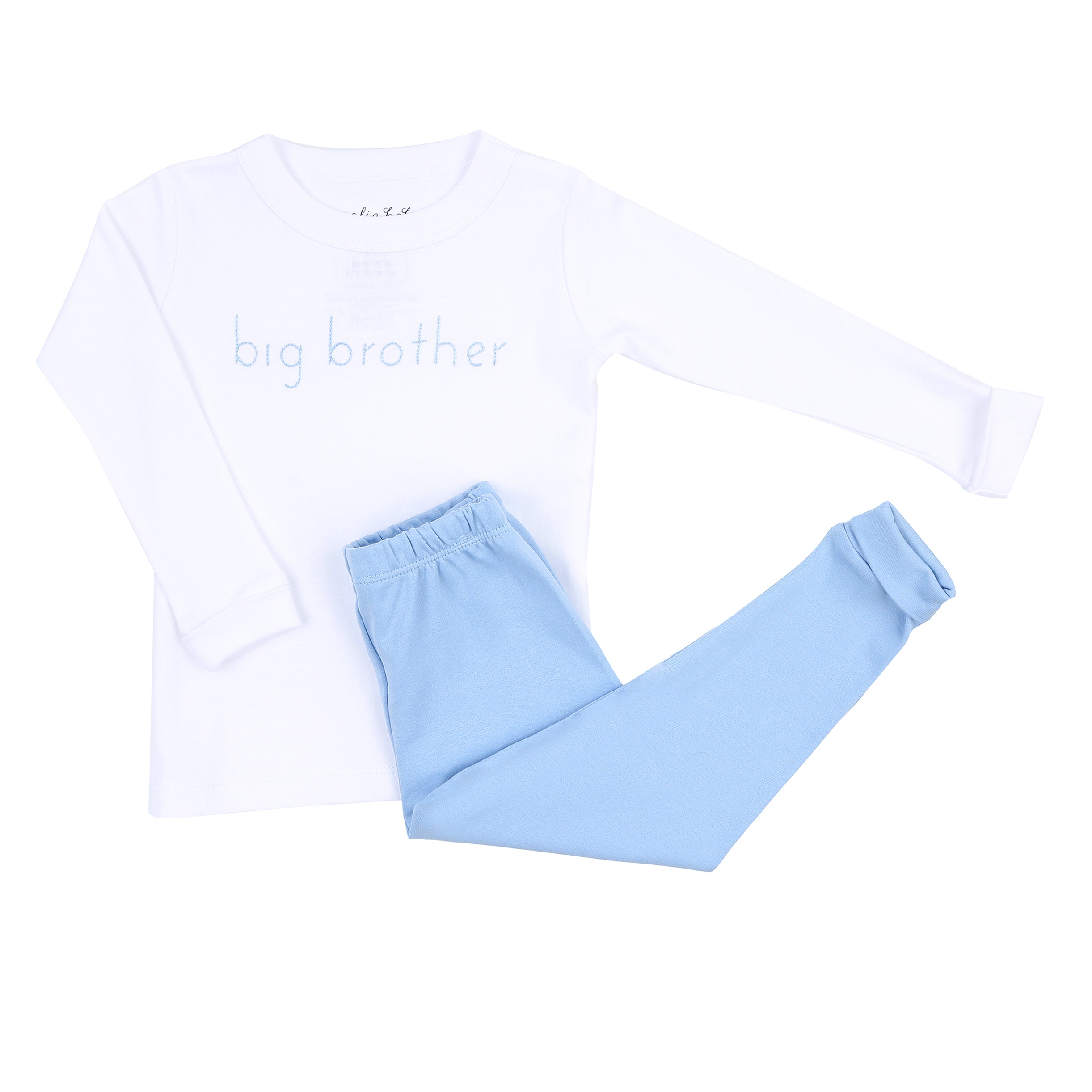 Big Brother Embroidered Long Pajamas