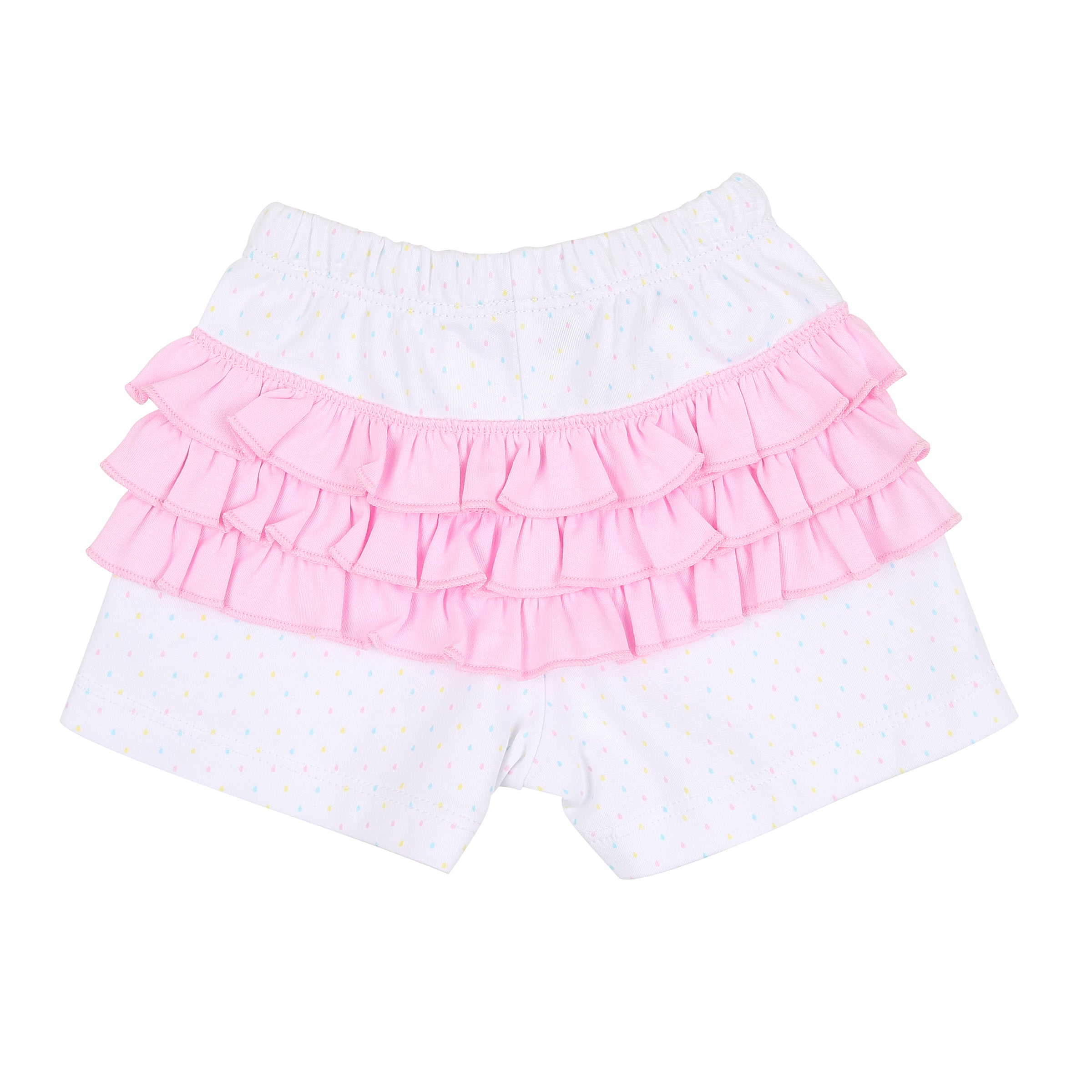 Summer Treats Embroidered Ruffle Short Set