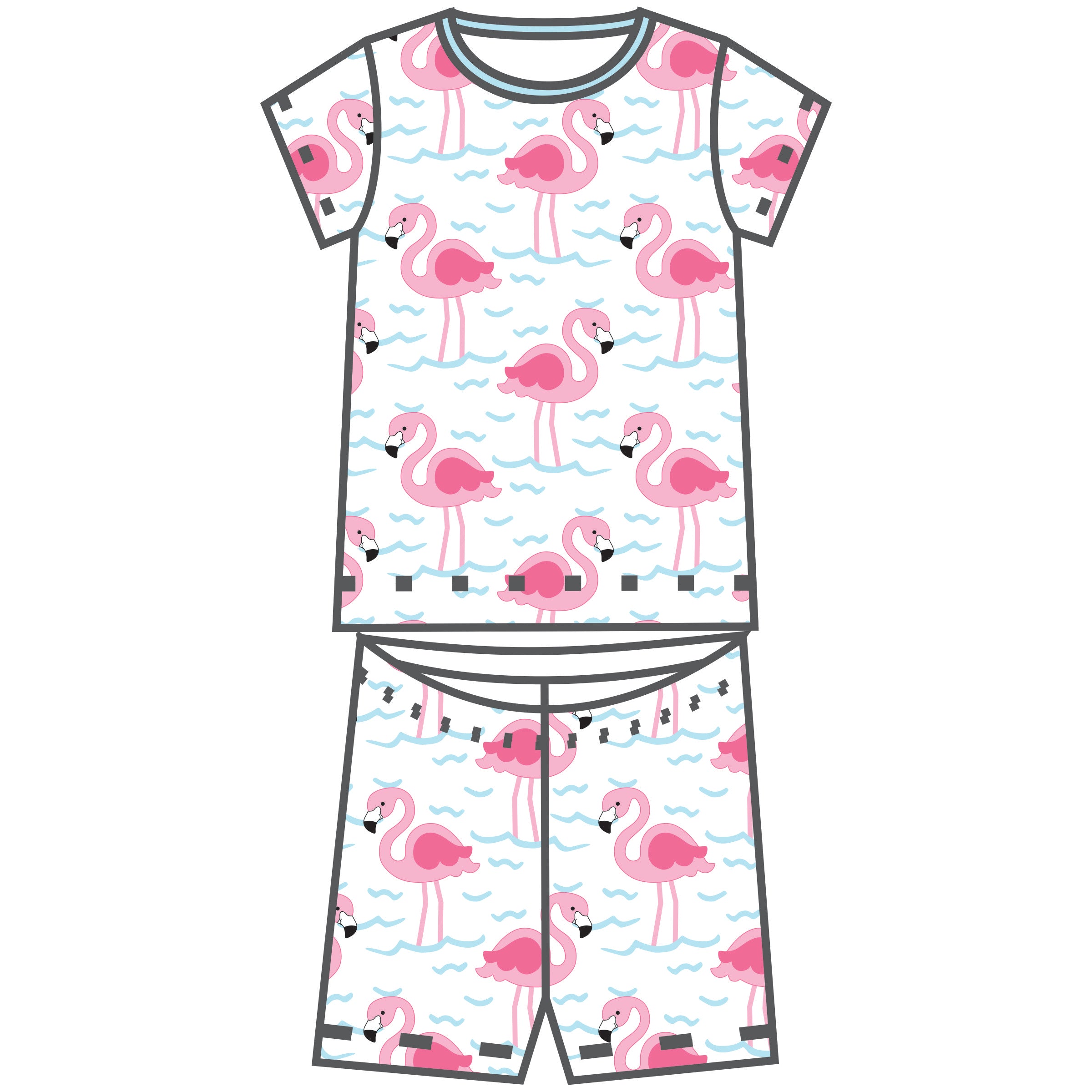 Tickled Pink Short Pajamas