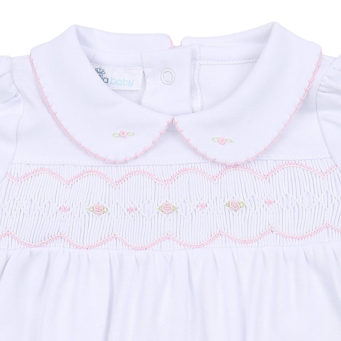 Ava & Archie Smocked Girl Bubble