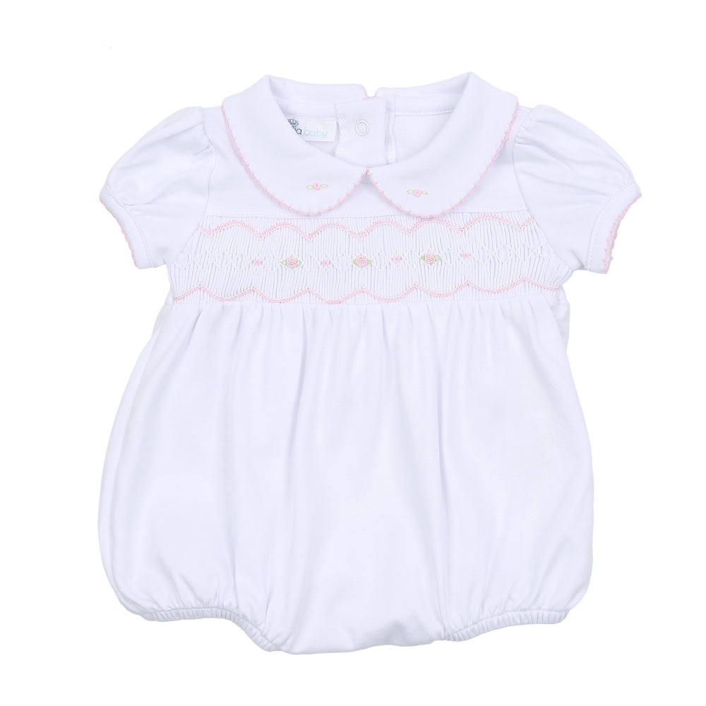 Ava & Archie Smocked Girl Bubble