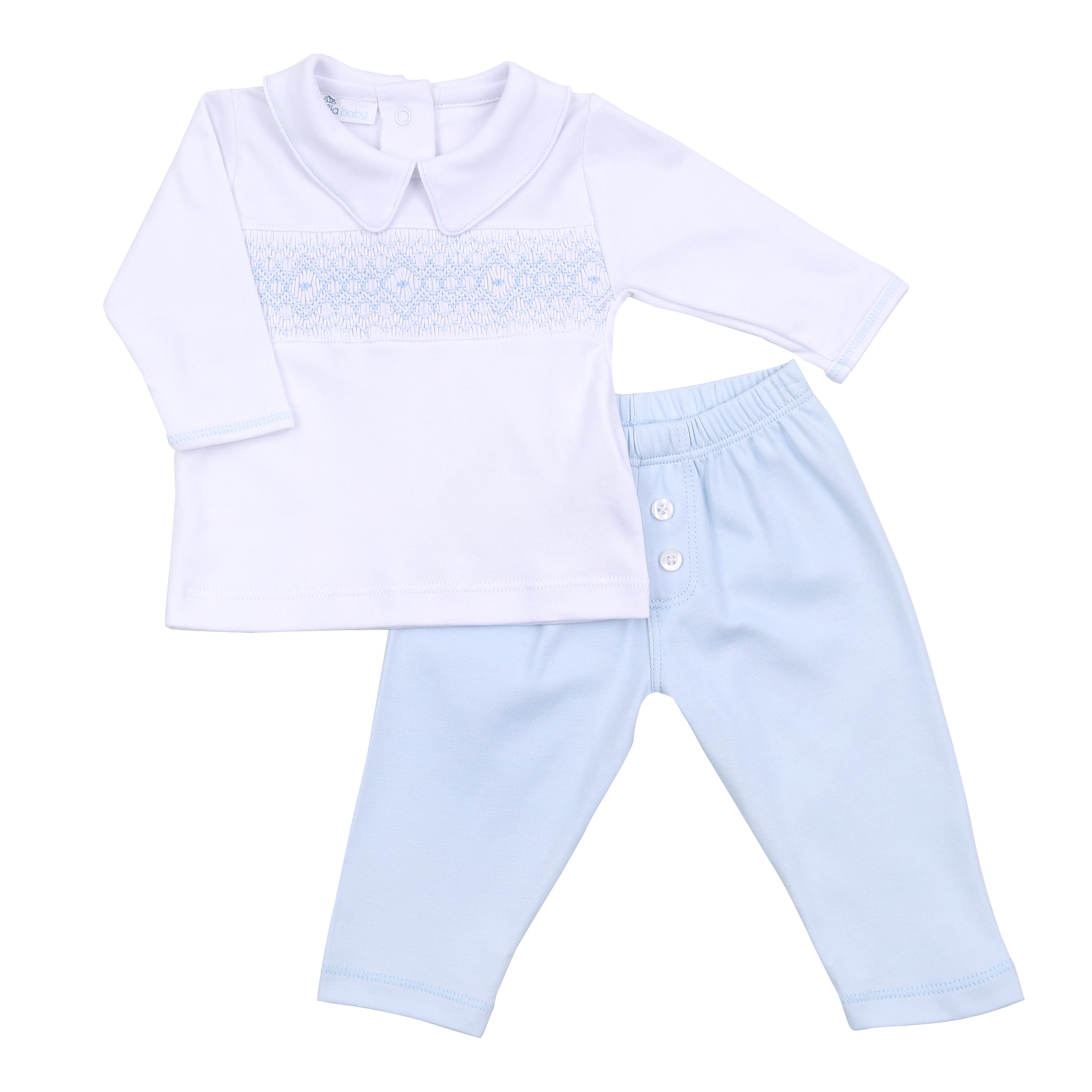 Ava & Archie Smocked Pant Set