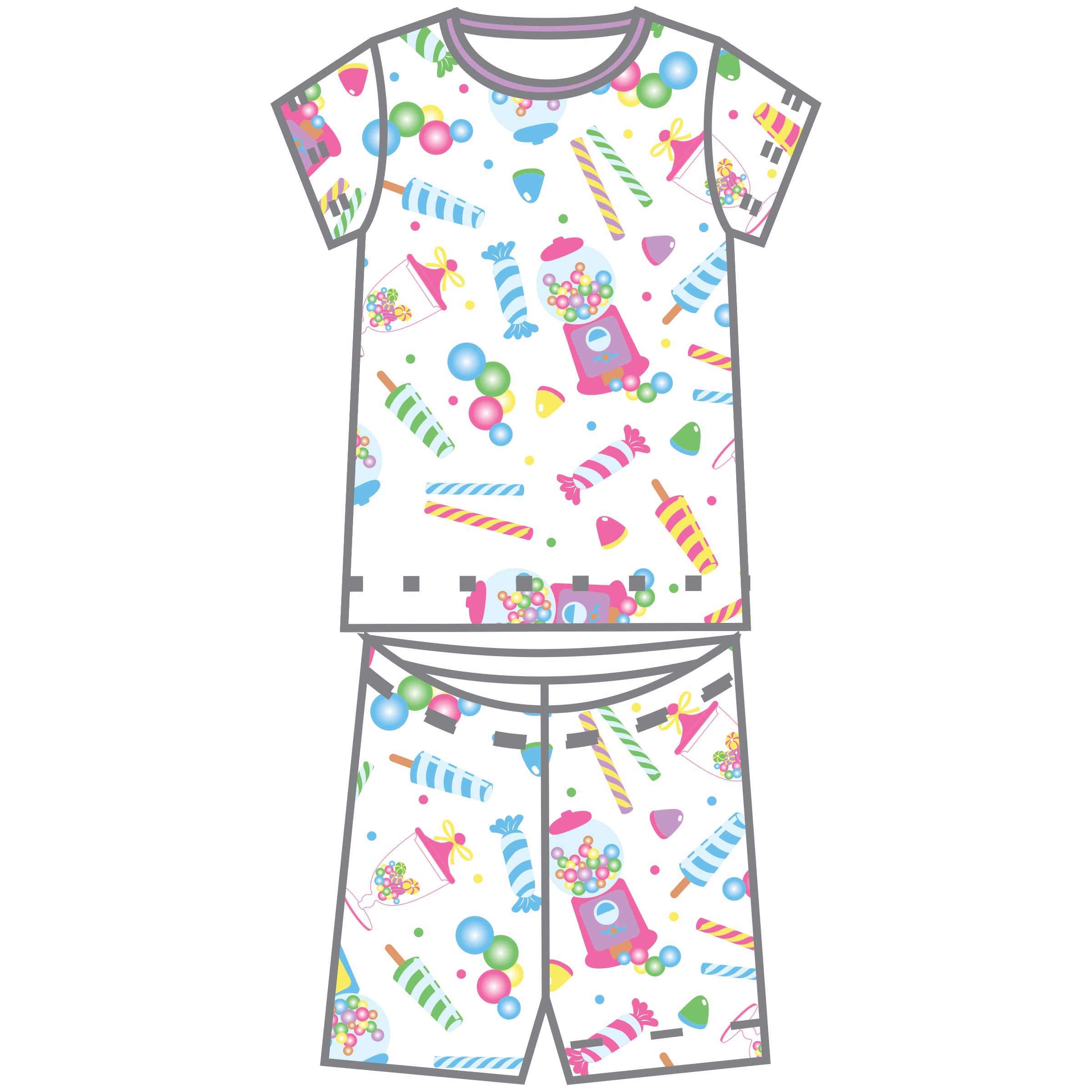 Sweet Tooth Short Pajamas