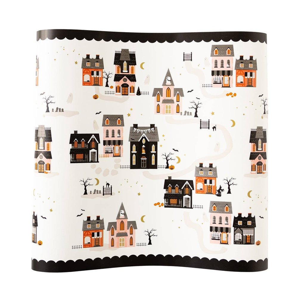 Haunted Village Table Runner