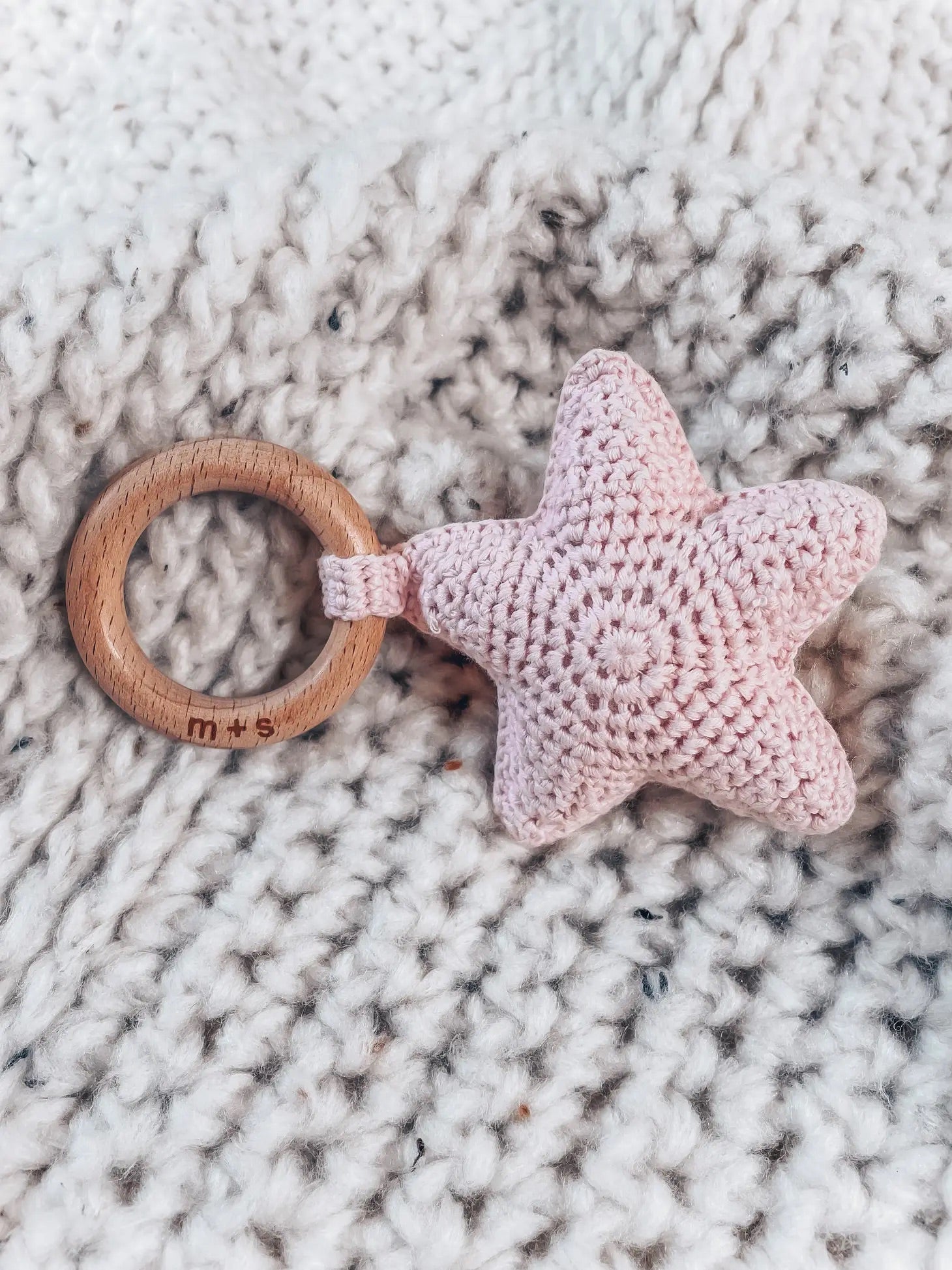 Pink Star Rattle