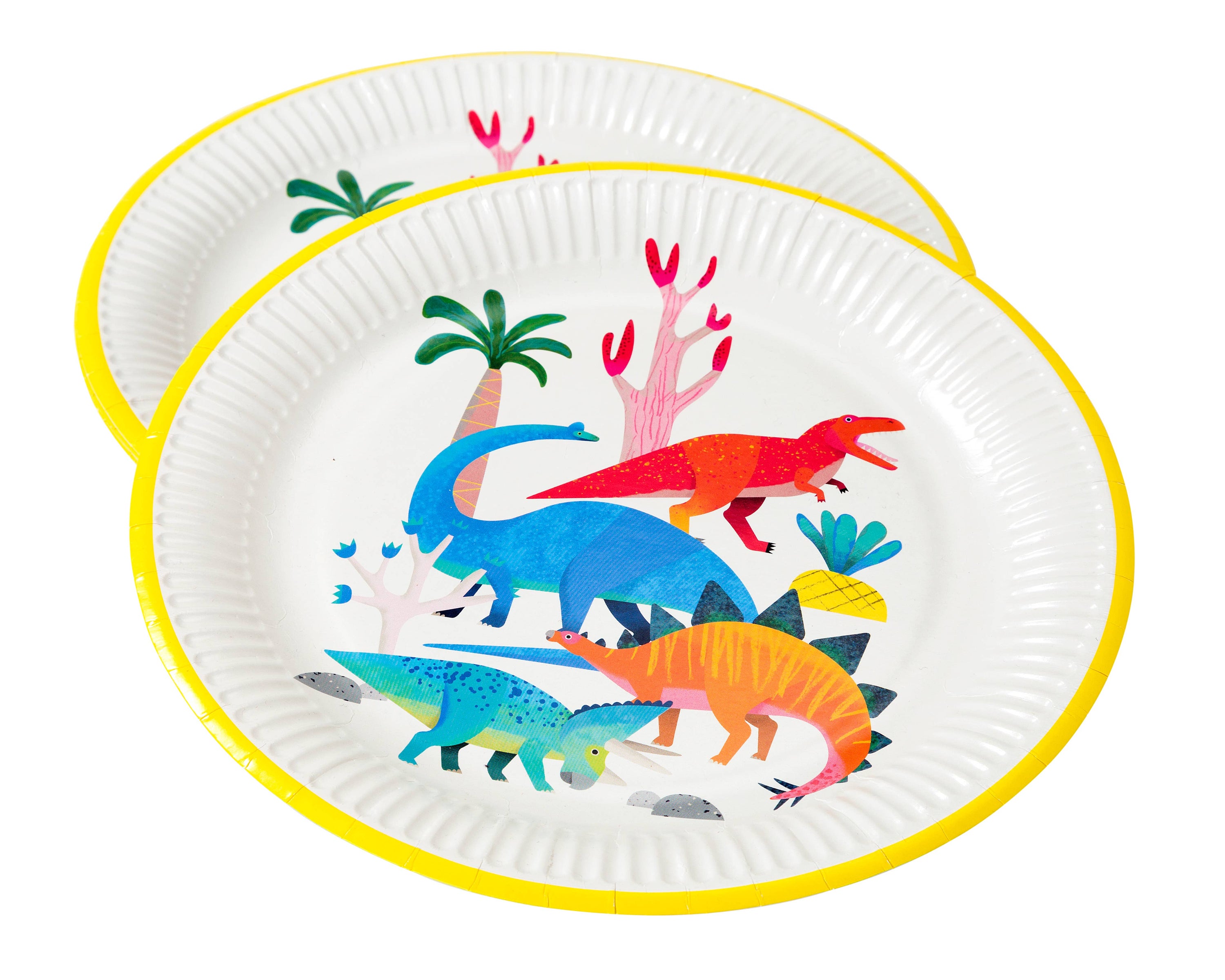 Party Dinosaur Plates - 8 Pack