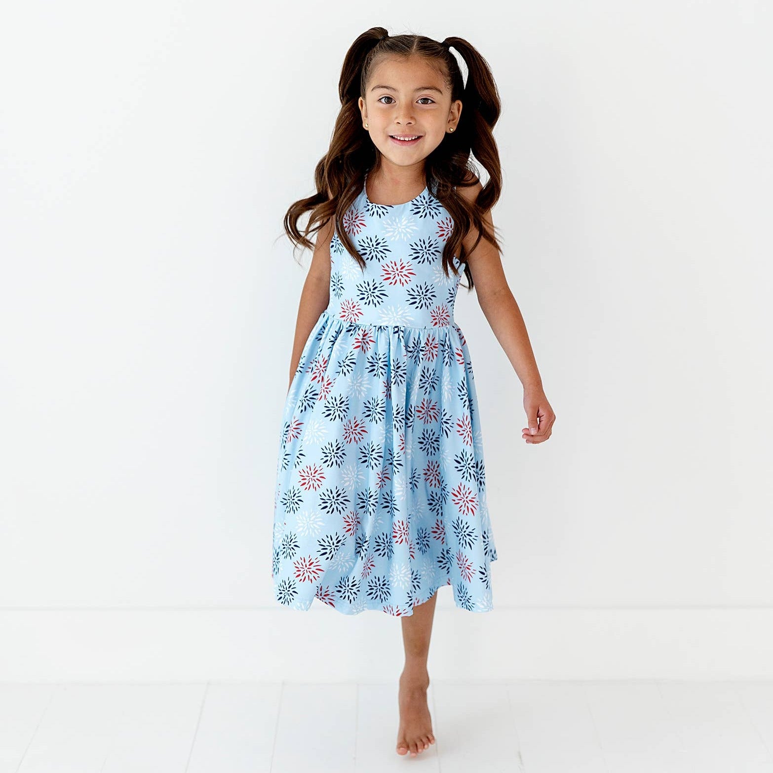 Charlotte Pocket Twirl 4th of July Dress