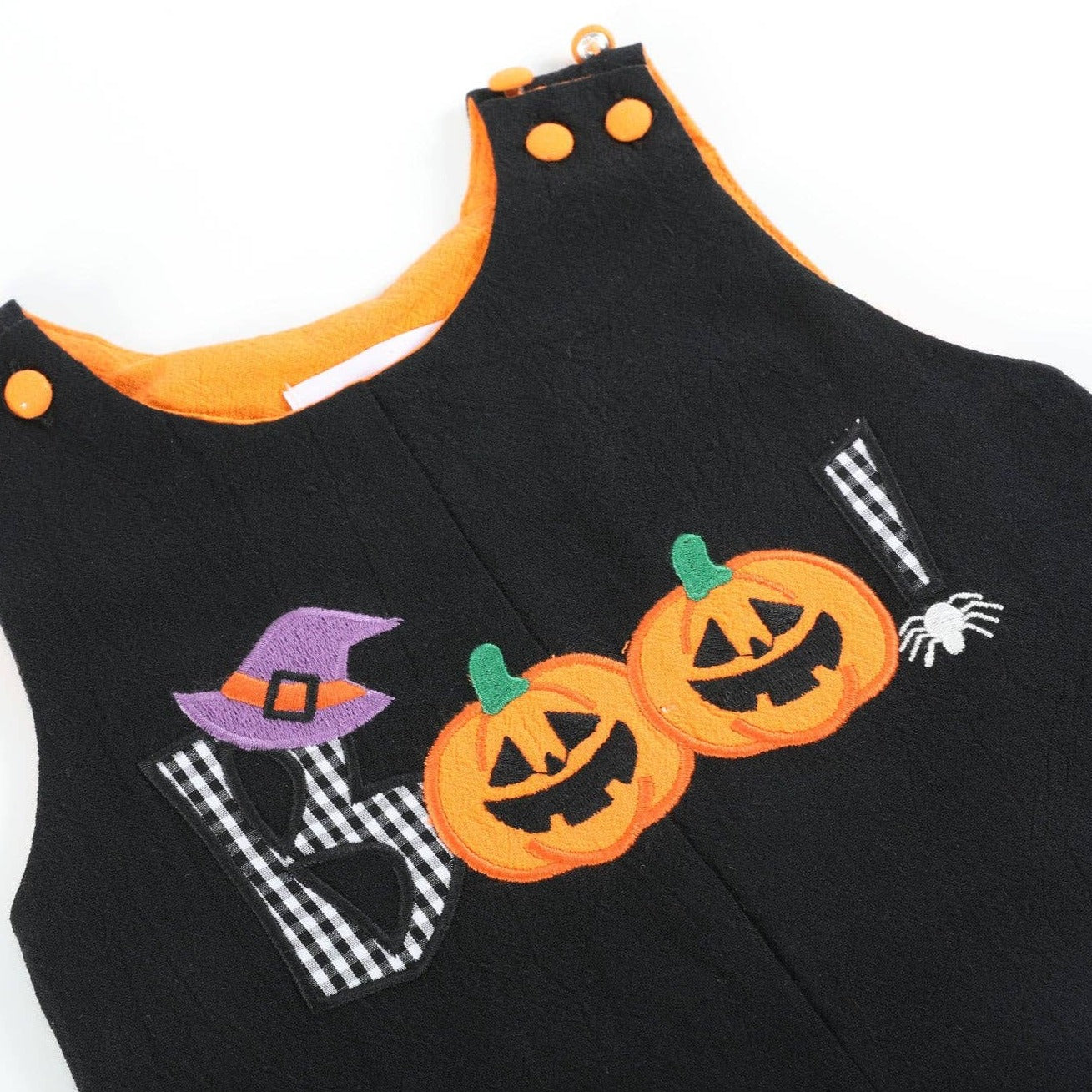 Boo Halloween Overalls