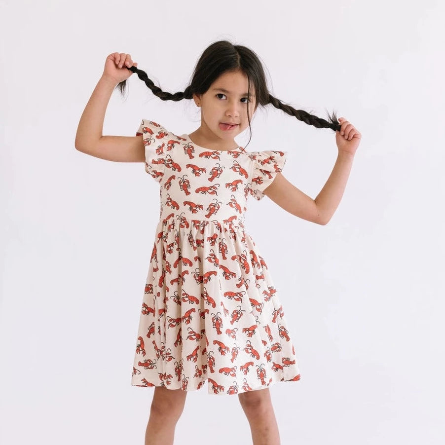 Olivia Crawfish Pocket Twirl Dress