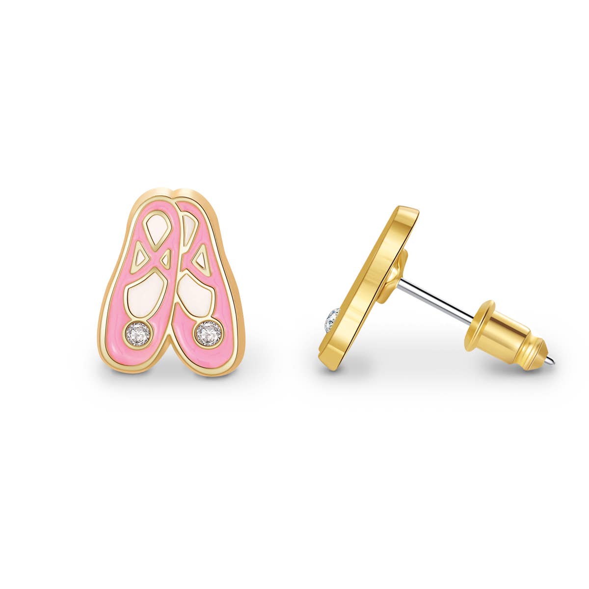 Ballet Necklace & Pierced Earrings Gift Set