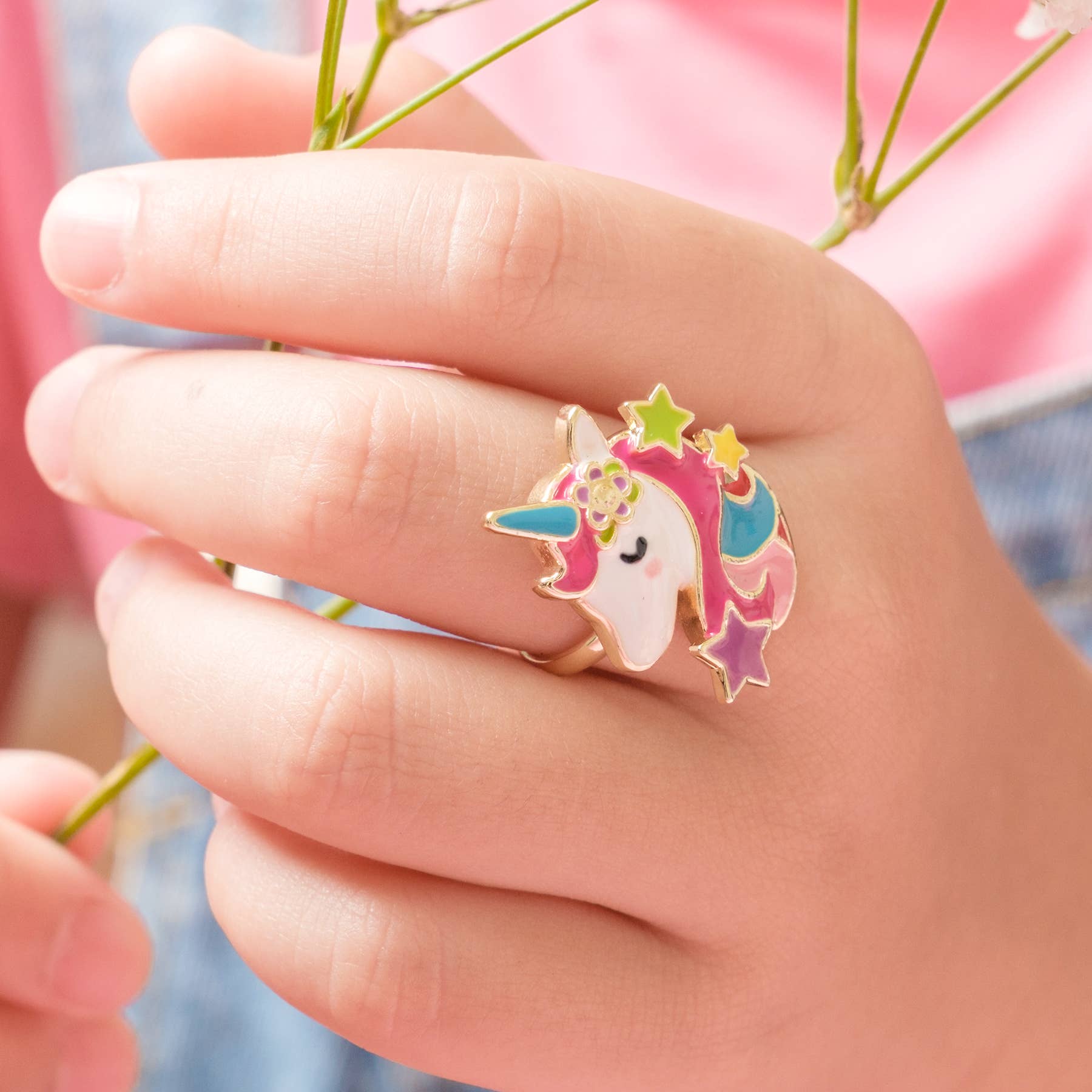 Unicorn Stardust Adjustable Ring with Gift Box