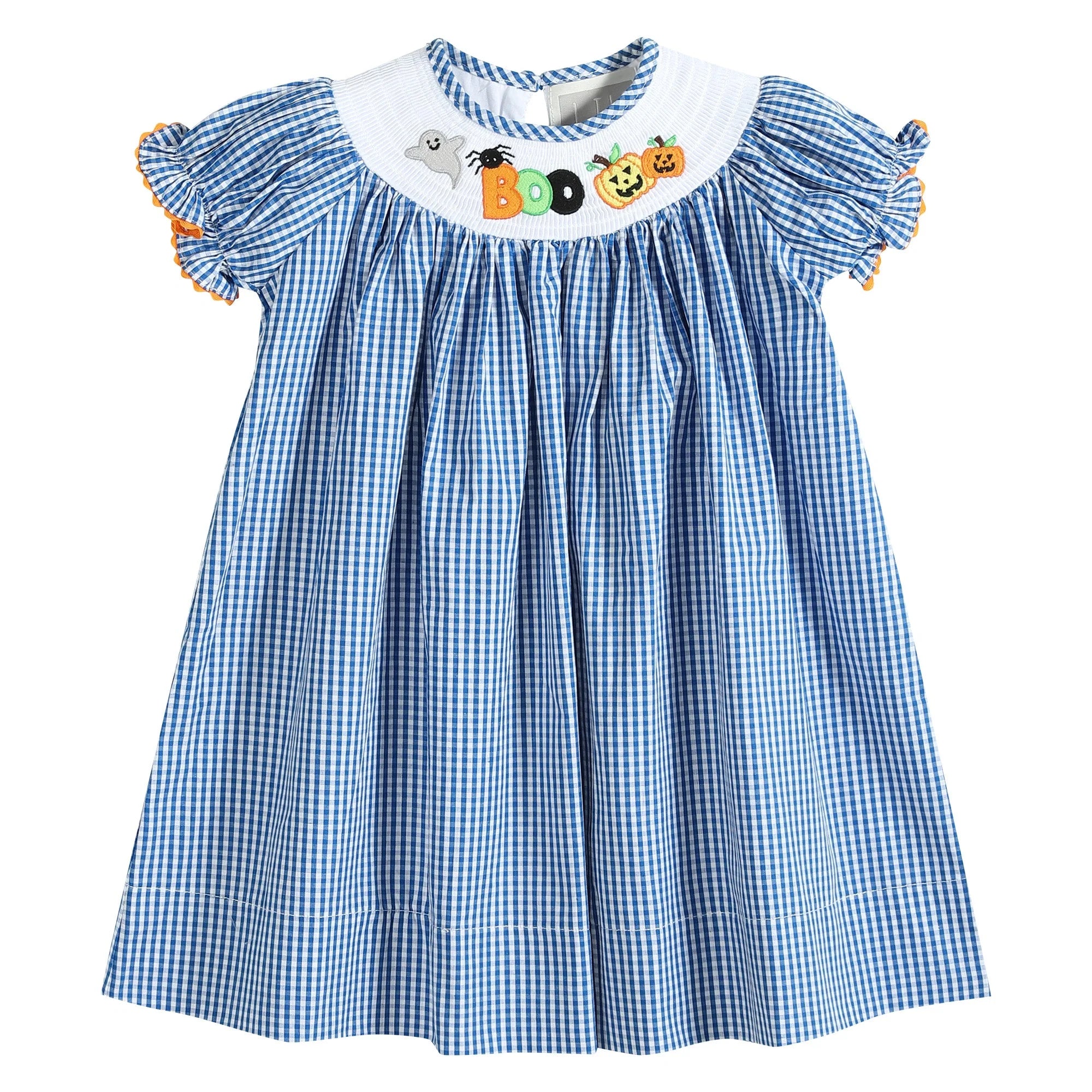 Boo! Smocked Bishop Smock Dress + Bloomers