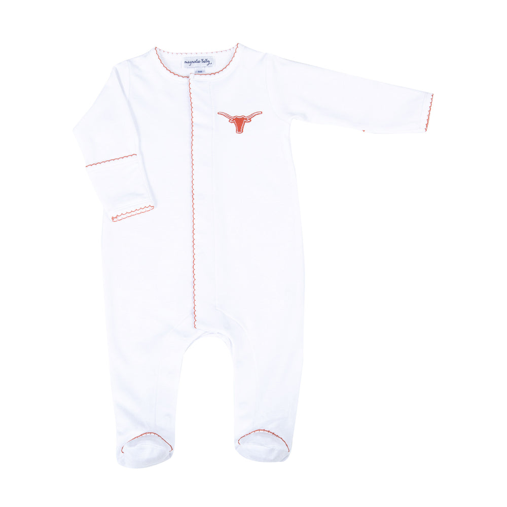 Lil' Longhorn Embroidered Footie