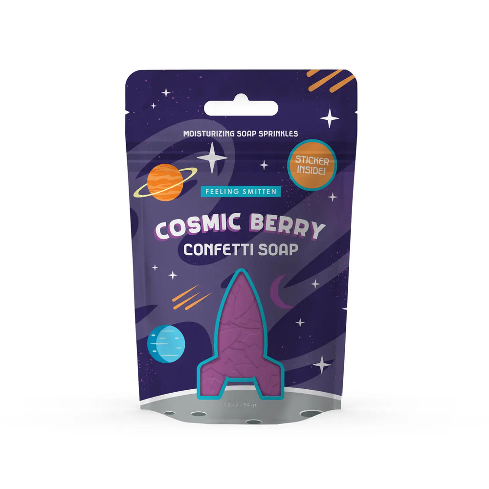 Cosmic Berry Rocket Bath Confetti