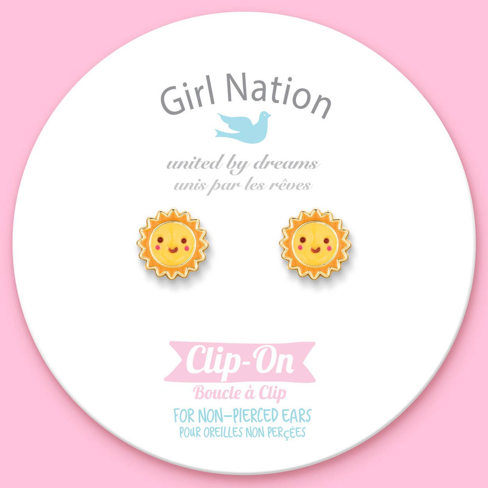 Sunny Day Clip On Earrings