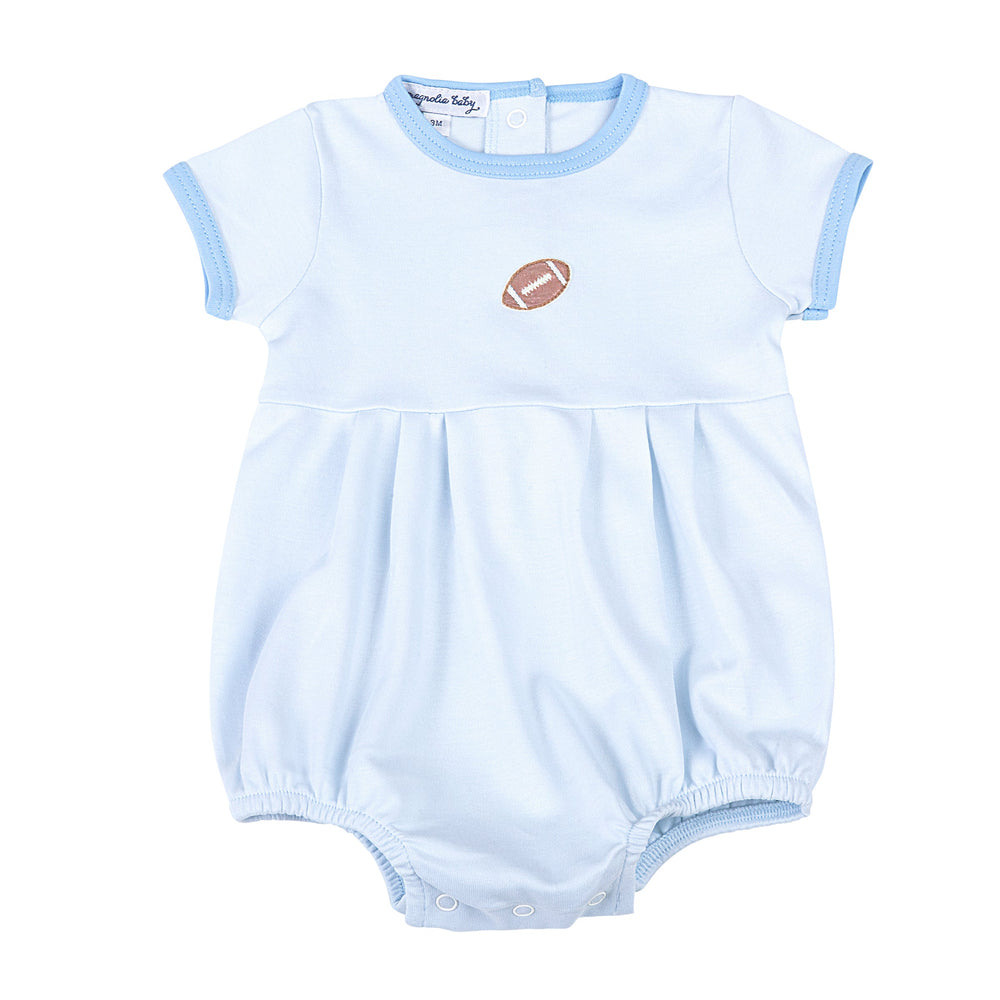 Darling Football Embroidered Boy Bubble