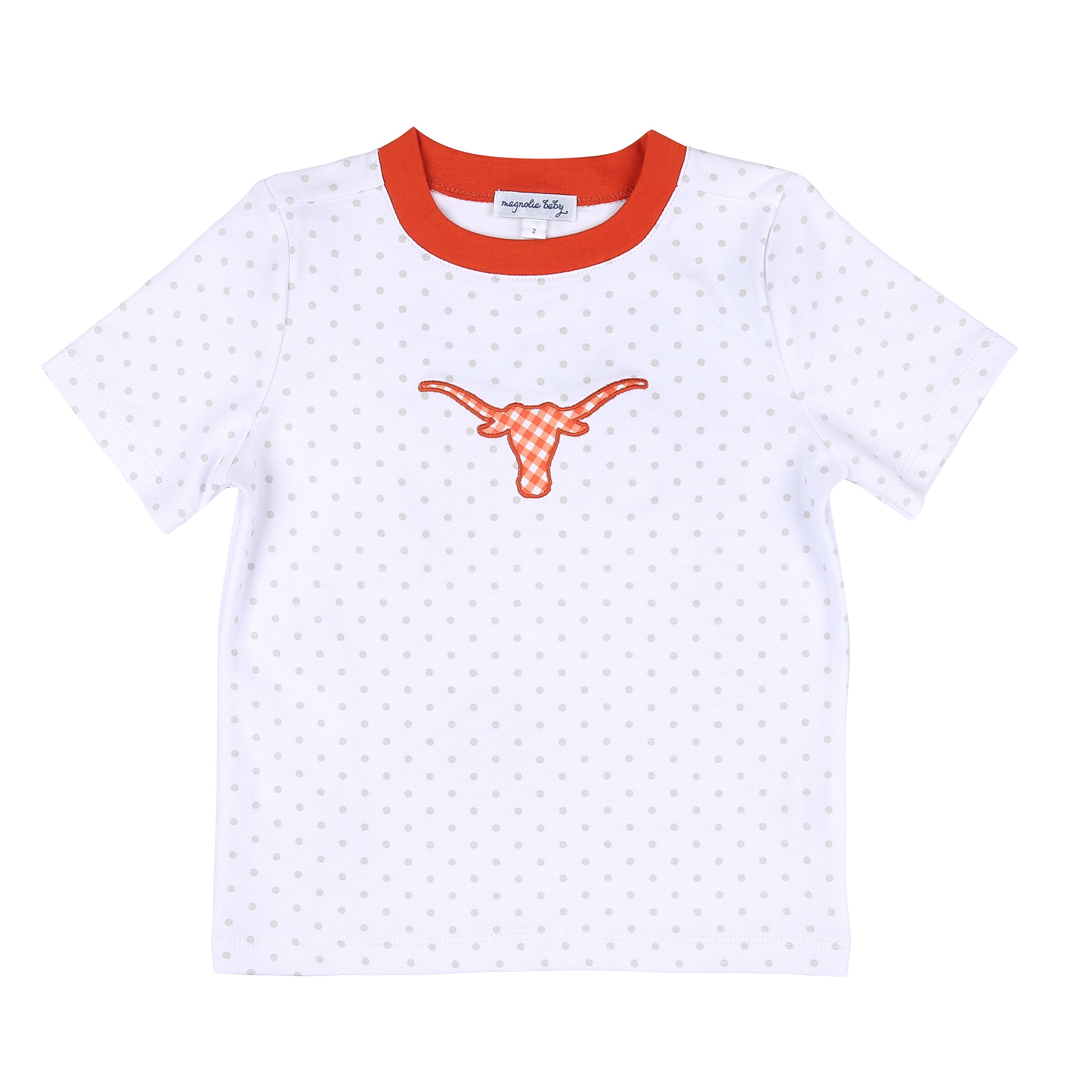 Gingham Longhorn Baby & Toddler T-Shirt