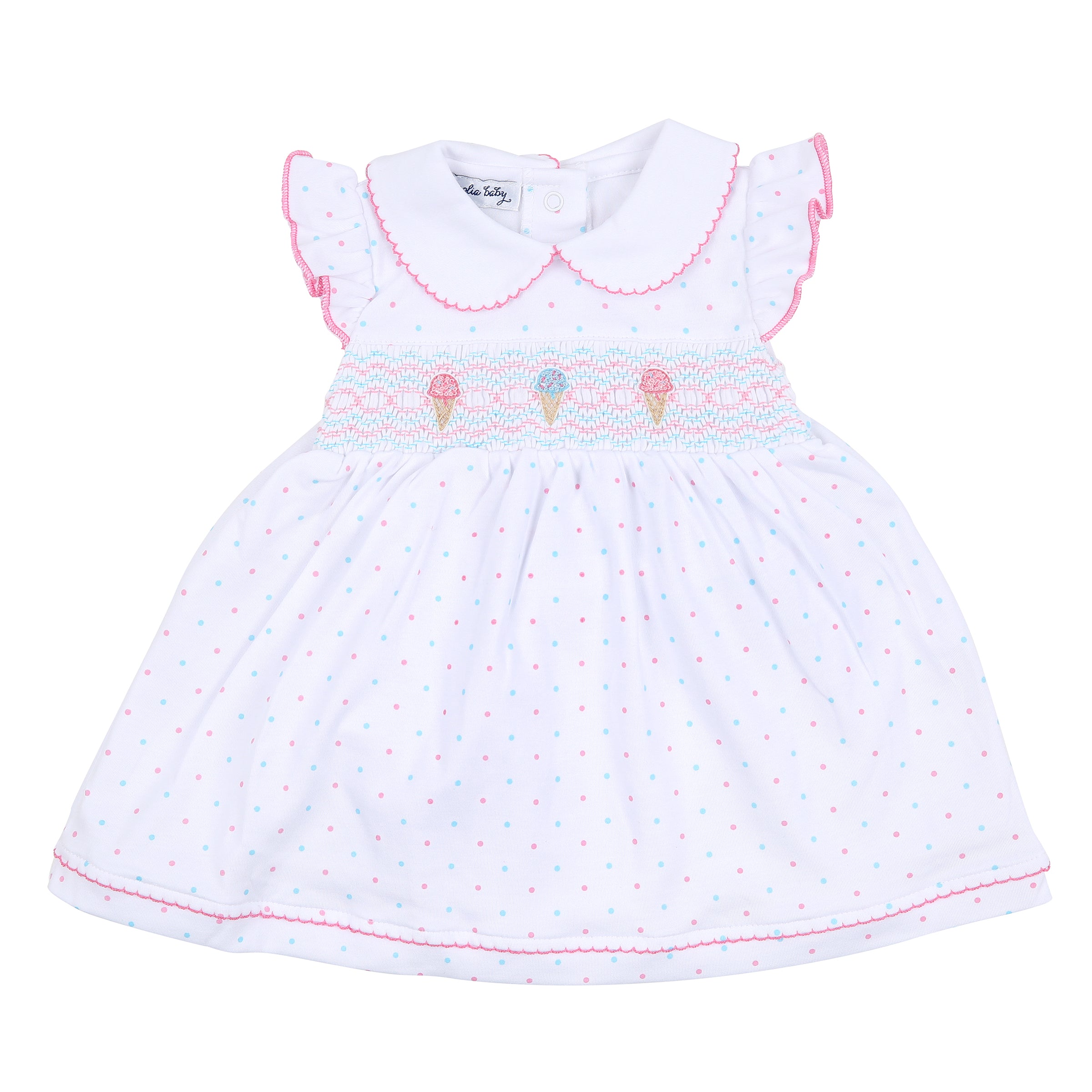 Ice Cream Classics Smocked Toddler Dress