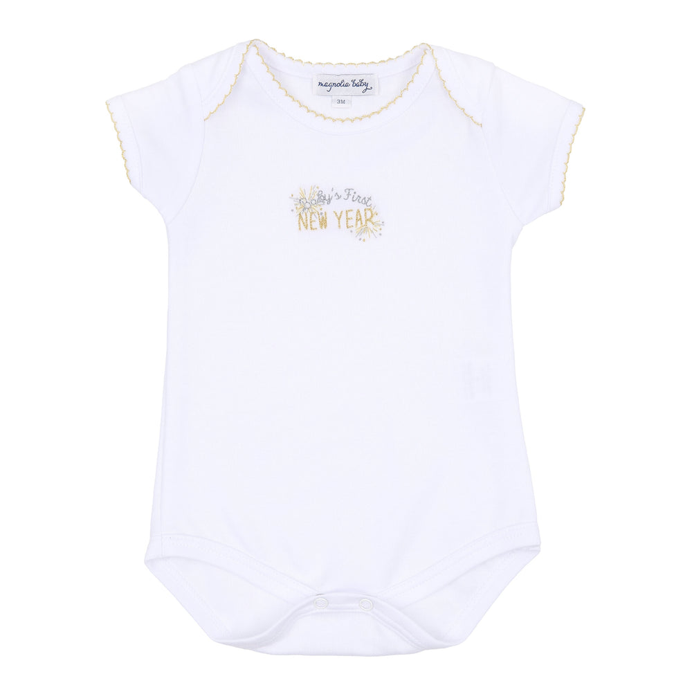 Baby's First New Year Embroidered Bodysuit