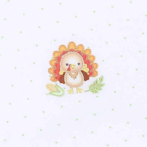 Giving Thanks Embroidered Boy Bubble