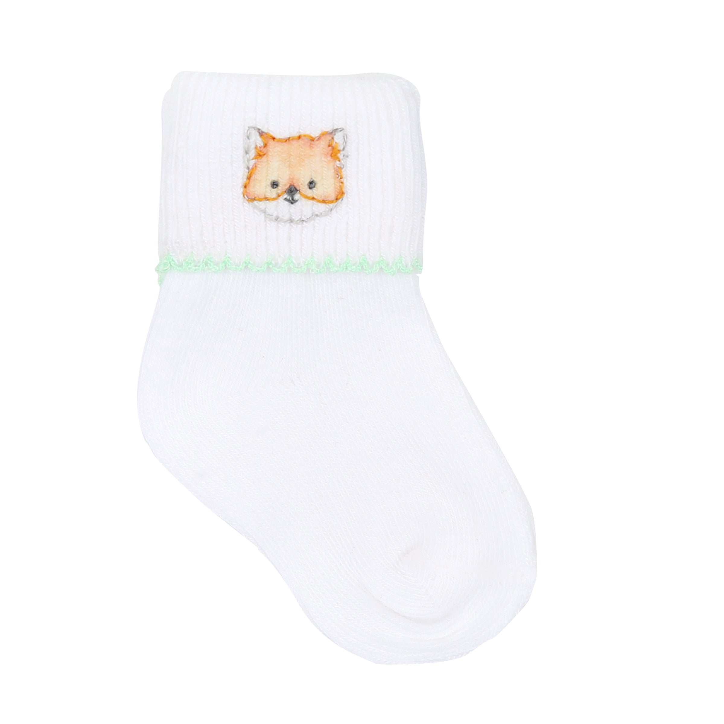 Woodland Friends Embroidered Socks