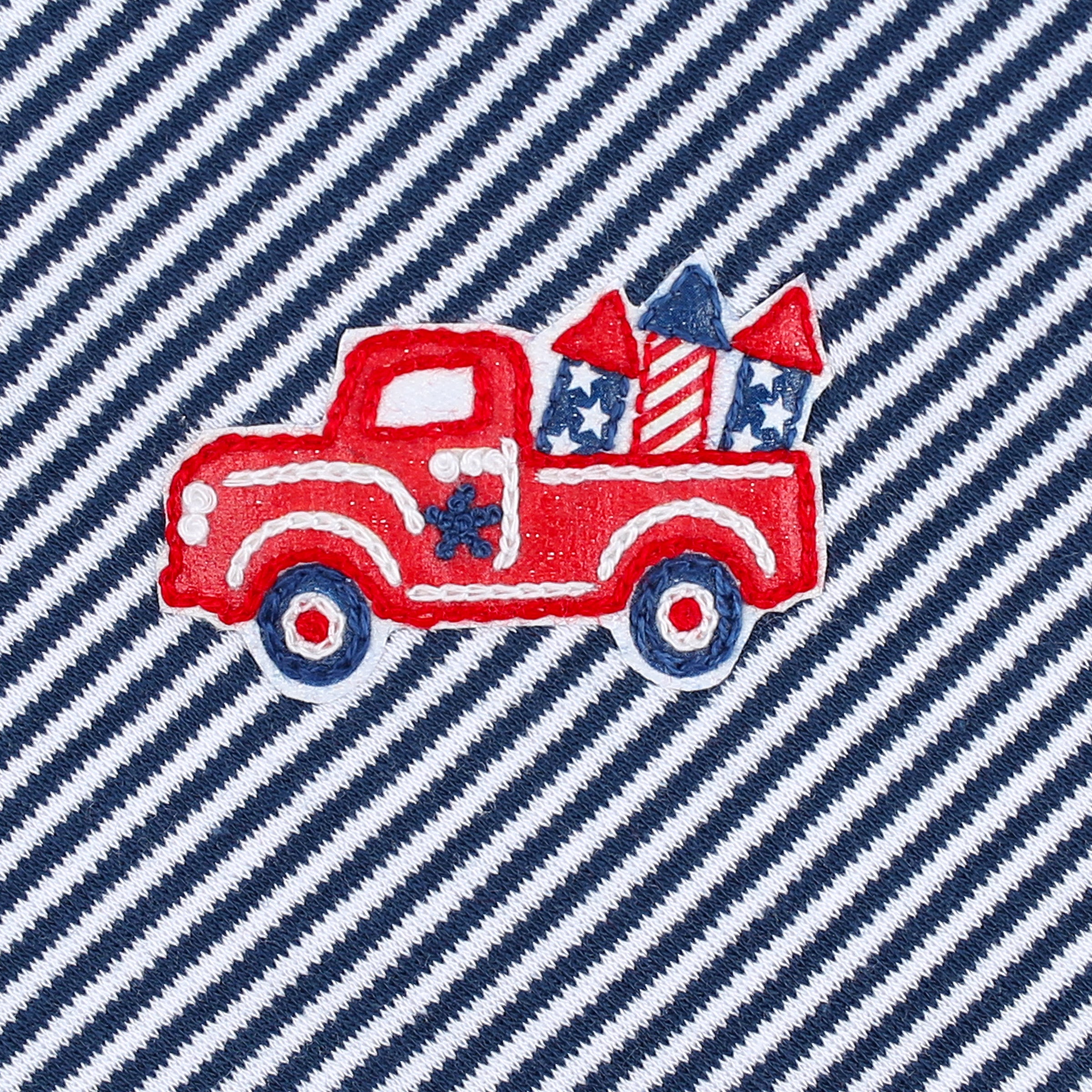Stars & Stripes Forever Embroidered Bubble