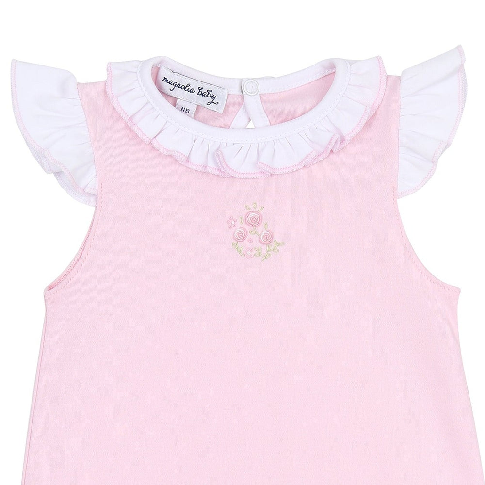 Hope's Rose Embroidered Flutters Playsuit