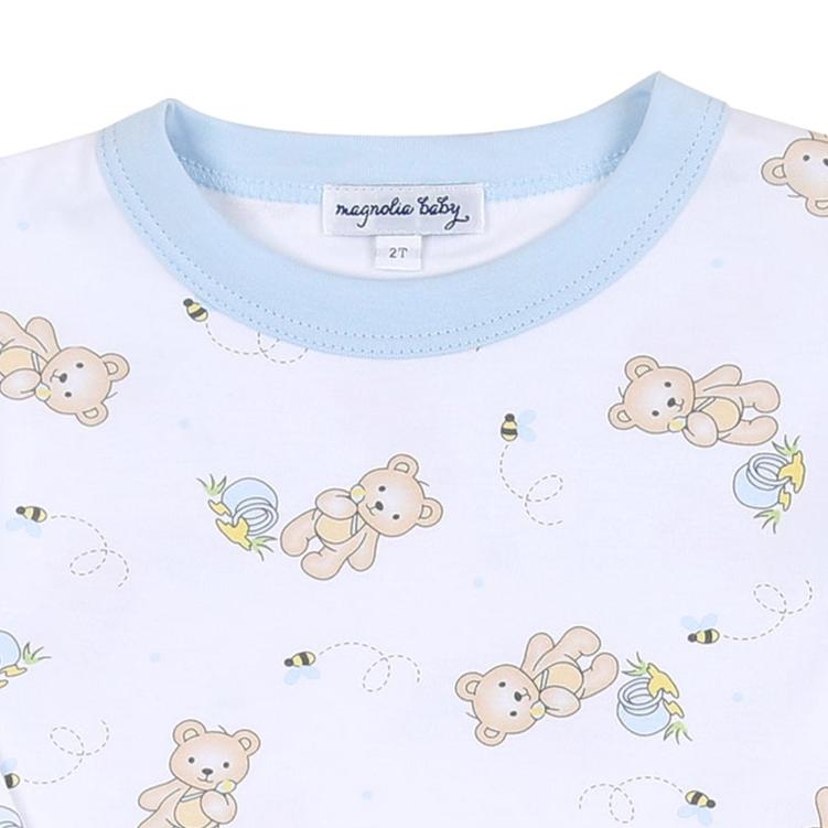 Sweet Teddies Long Pajamas - Blue