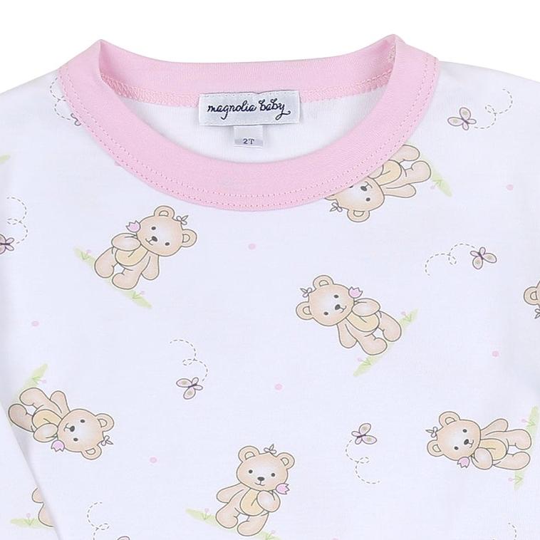 Sweet Teddies Long Pajamas - Pink