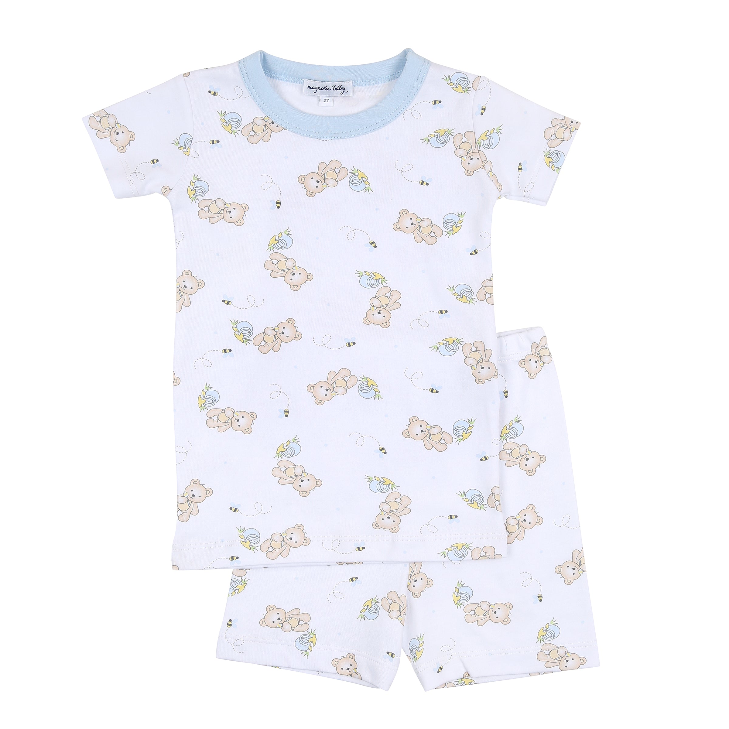 Sweet Teddies Short Pajamas - Blue