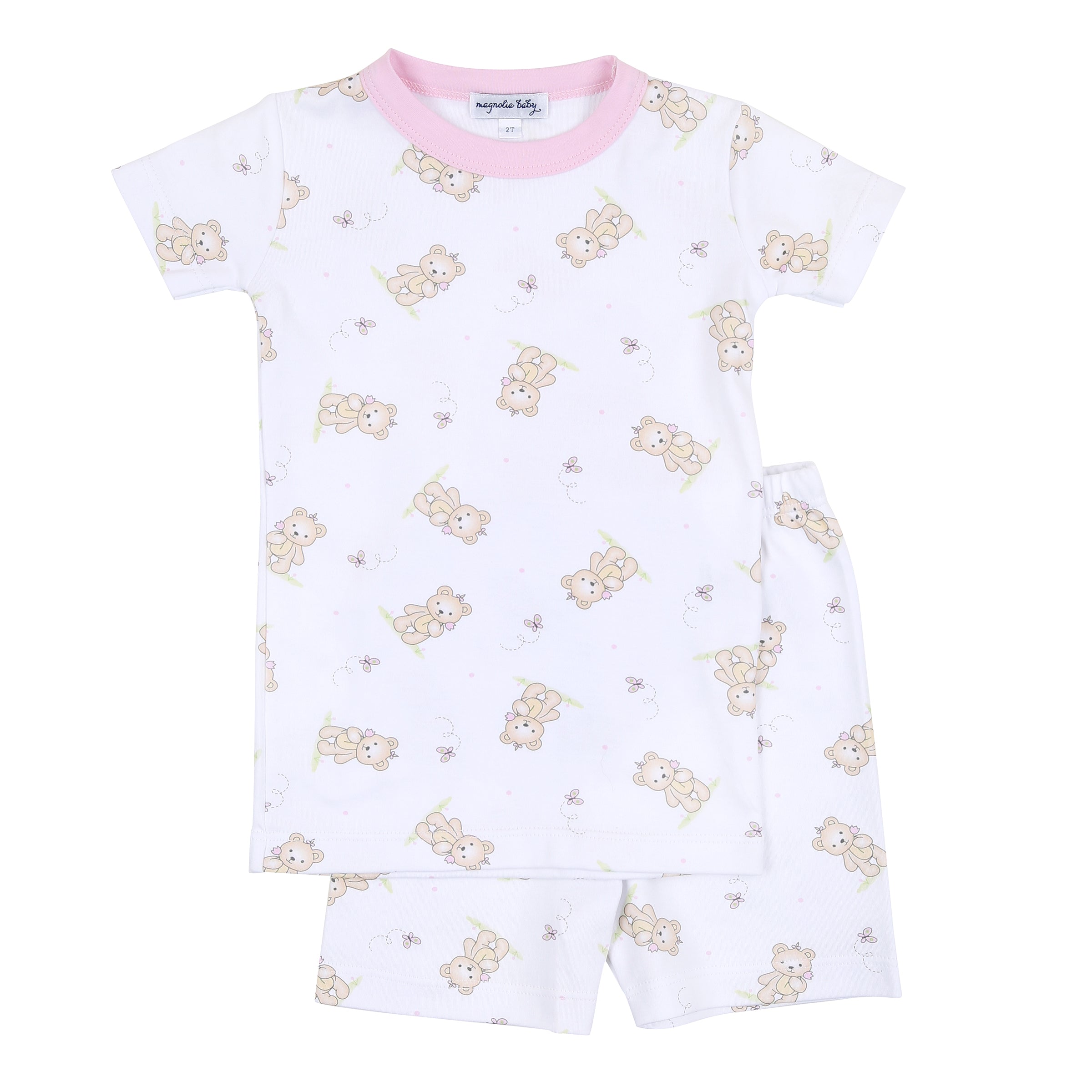 Sweet Teddies Short Pajamas - Pink