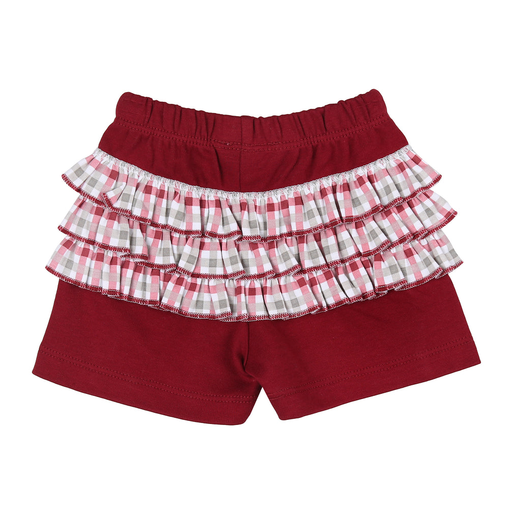 Elephant Football Toddler Girl Short Set